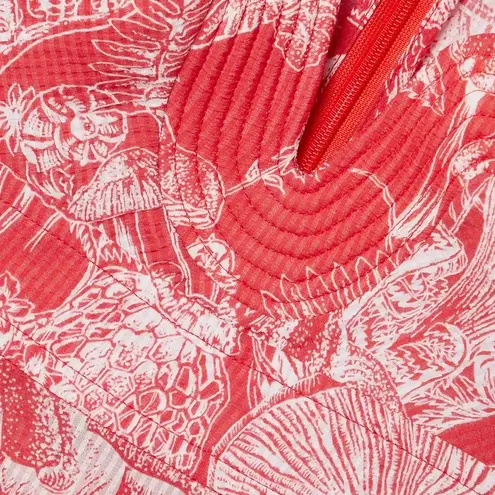 Stella McCartney Fungi Forest Ruffled Silk Cotton-Blend Organza Dress Size 44 IT