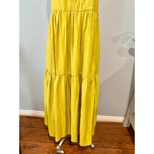 Smash + Tess x Lusiana Lopilato Maxi Dress The River Maxi Pistachio Pop Medium Yellow