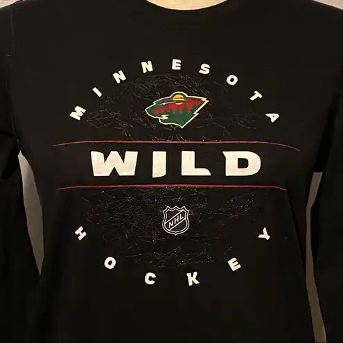 Minnesota Wild NHL Long Sleeve Tee Medium Red