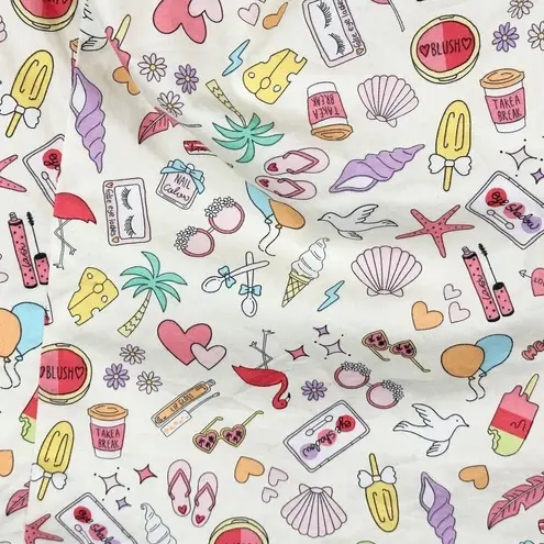 Magnolia Place Plus Size 4X Top Novelty Summer Print Pin Up Sleeveless NWT 1695 Black