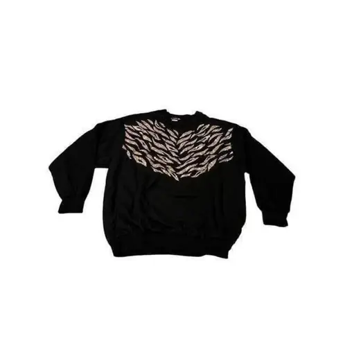 Pink Elephant vintage sweatshirt made in USA size M Black Size M