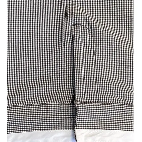 IZOD  Black & White Check Mini Skirt GOLF Tennis Activewear Skort ~ Womens Size 8