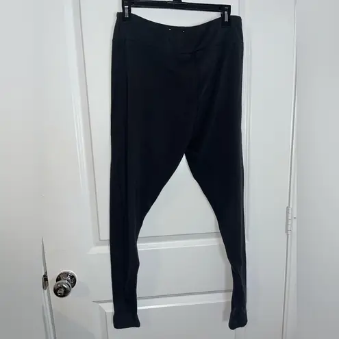 SO Women’s Sz XL Black Basic Essential Ankle Keyhole Cut-Out Fitted Leggings