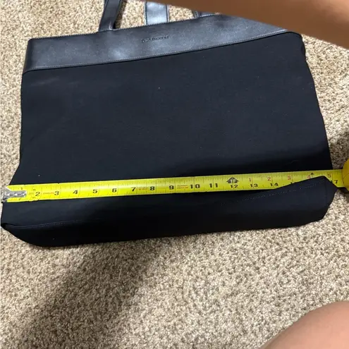 Enzo Angiolini New NWT Black Leather & Polyester Shoulder Tote, Bag