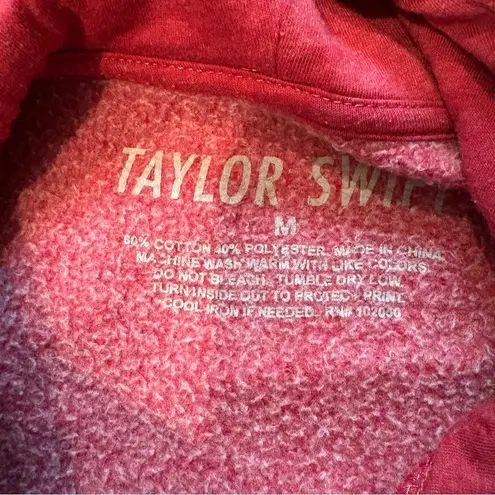 Taylor Swift Red Taylor's Version Hoodie Red, Sz M - Image 10