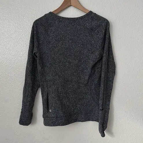 Lululemon  10 Cypress Kiss Long Sleeve in Fusion Jacquard Black Violet Viola