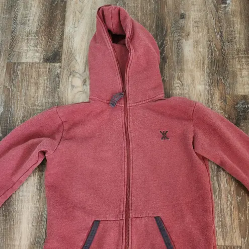 Onepiece Norwegian Jump In As Jumpsuit Hoodie Size Small Red Long Sleeve Unisex