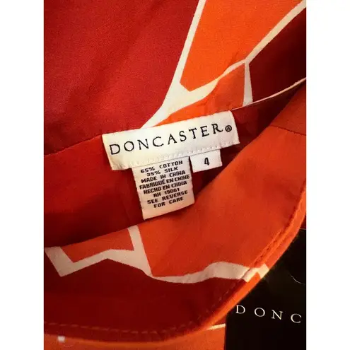 Doncaster Silk Cotton Blend Pleated Skirt Size 4 NWT