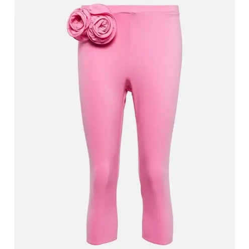 MAGDA BUTRYM Flower Legging in Pink 38 New Womens Spandex Shorts Size undefined