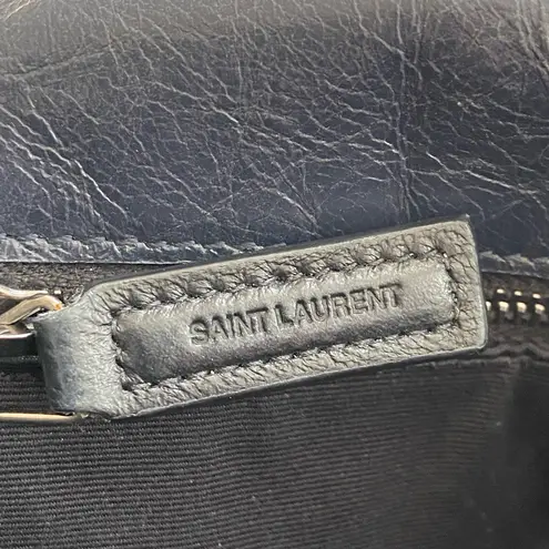 YSL Niki Medium Chain Bag- Navy