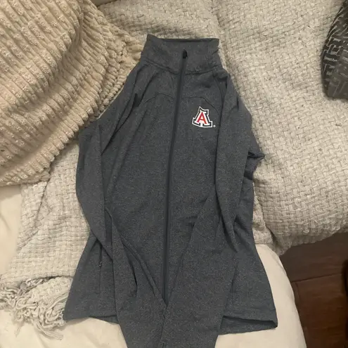 University of Arizona grey Blue zip up Size M thumbnail 2