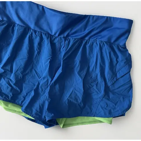 Fabletics  Women's Austyn Run Shorts Yoga Electric Blue Parakeet Size Large - Image 3