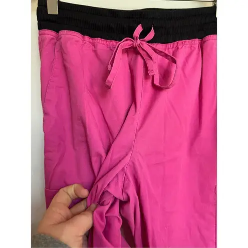 Scrubstar Shocking Pink Scrub Pants Woman’s Size Small