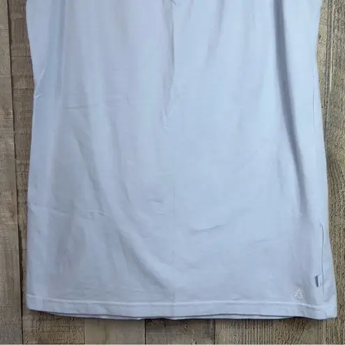 Aura Vintage Small Baby Blue & White Tank Top with Shoulder Ties