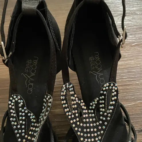 Nikolay Vaco sz 38 black salsa ballroom dance Shoes