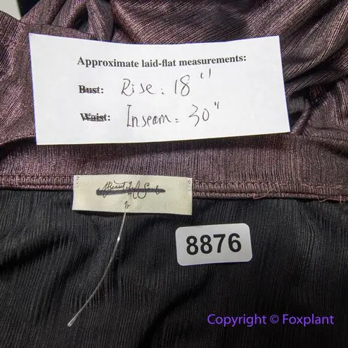 A Beautiful Soul by metallic shimmer wide leg jumpsuit, size B, size 18/20 Brown