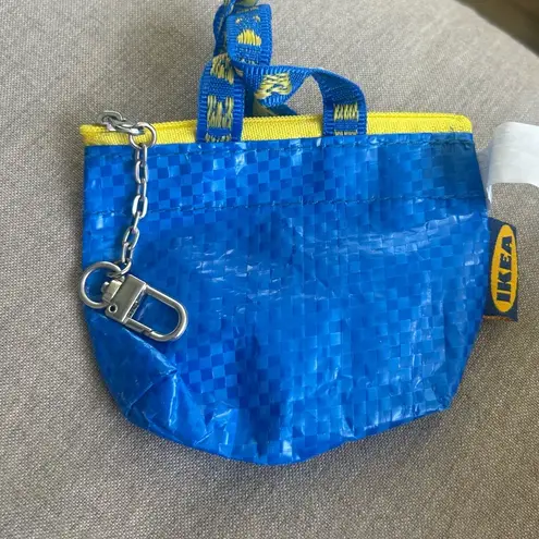 Ikea Bucket Hat Fraka Knorva and Knolig Bag Keychain Set of 2 items blue