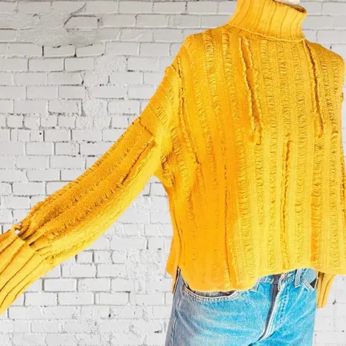 Yellow Turtleneck Sweater