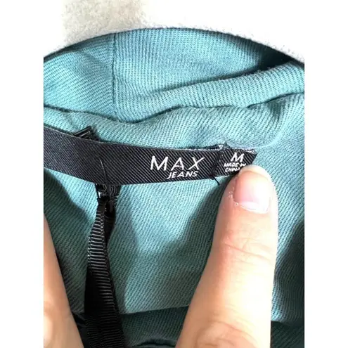 Max jeans green long jacket NWT