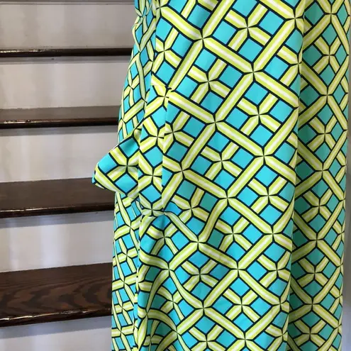 All For Color Citrus Grove Pattern Rich Half Sleeve Swing Dress UPF 50 Sz XS NWT