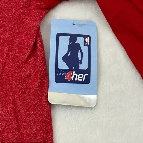 Nba John Wall 2 Washington DC Wizards 4 Her 3/4 Red Long sleeve T-Shirt Women XS