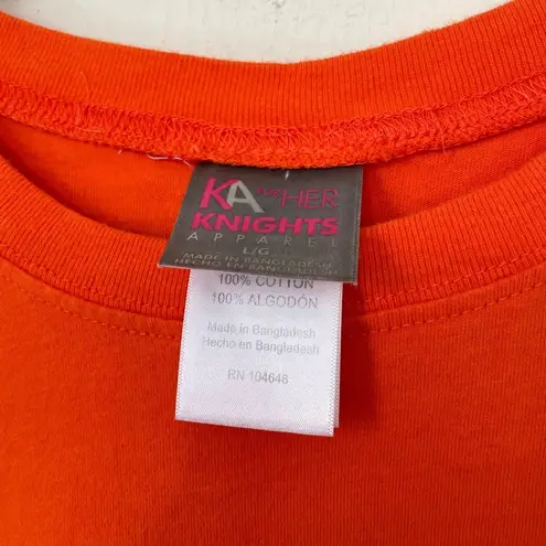 knights apparel For Her Orange OSU Cowboys T-shirt NCAA Sports ~ Size Large