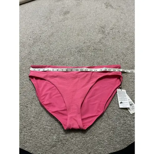 CALIA Women's Wide Banded Swim Bikini Bottom Size XXL Pink Heat Waves NWT