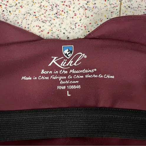 Kuhl  Harmony Active Dress Athletic Outdoor Sundress Burgundy Women’s Size L