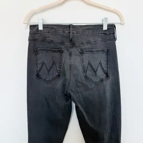Mother Womens Jeans Size 27 Black Distressed Skinny Street Edgy Casual Cool
