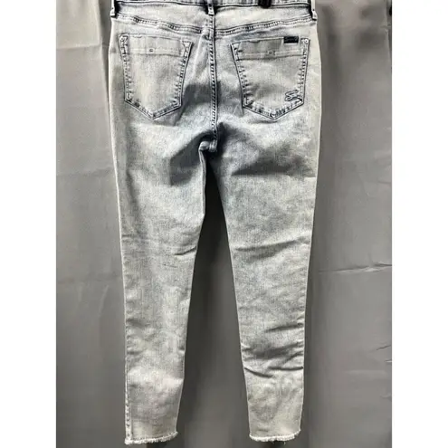 Seven 7 Women's Blue Washed Stretch/Highrise/Skinny Jeans Size 8 SKU 3775