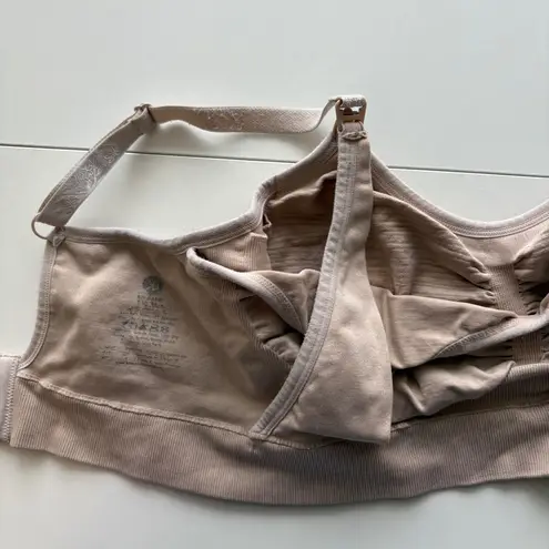 Kindred Bravely Sublime Nursing Sleep Bra Beige Maternity Nursing Support Medium Tan