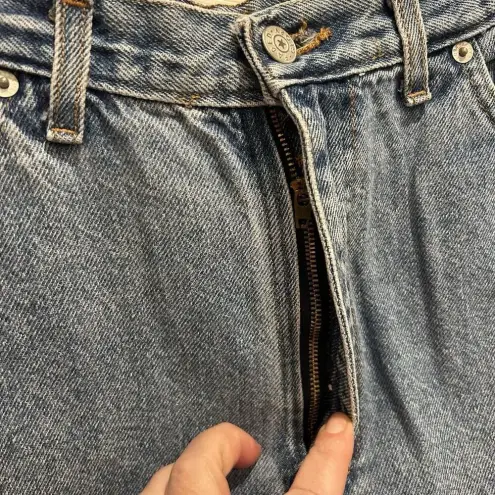 Faded Glory VTG  Womens Jean Shorts Blue Pockets Light‎ Wash High Rise Denim 12