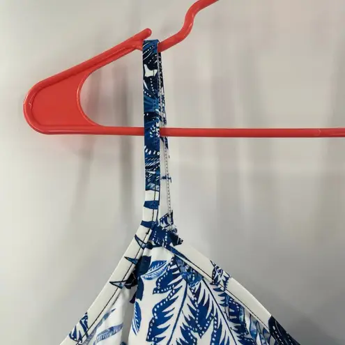 SWIM SOLUTIONS Swimsuit Dress Size 18 Swimdress NWT Blue Empire Floral One Piece