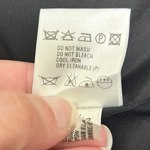 Escada Gray Wool Blend Gold Tone Zipper V Neck Mandarin Collar Blazer Jacket 34 Size undefined