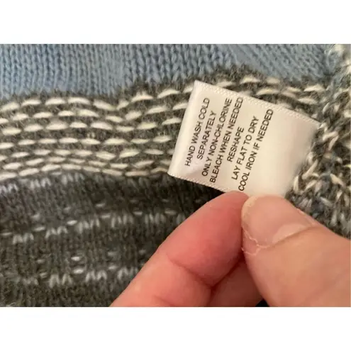 Lety & Me Sherpa Hooded Cardigan Sweater Size Small #2597SX NWT (P2) Blue