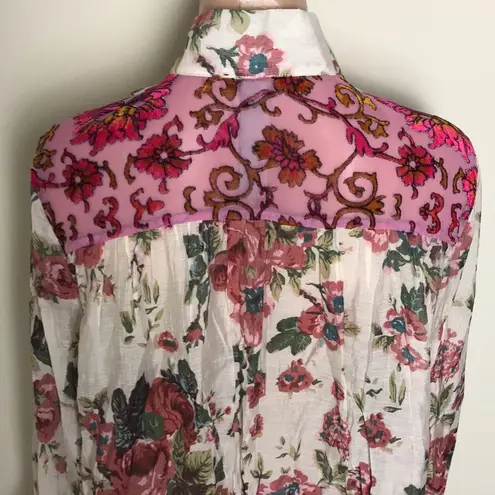 Aratta Silent Journey Diana Tie Neck Top Floral