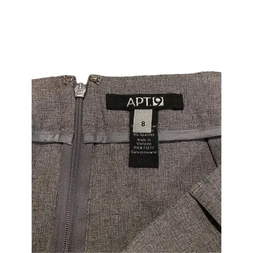 Apt. 9  gray pencil skirt Size 8 NWT