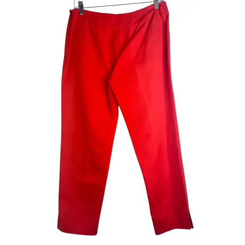 Emilio Pucci Firenze Made in Italy Orange Red Straight Leg Pants EU 40 US 6-8
