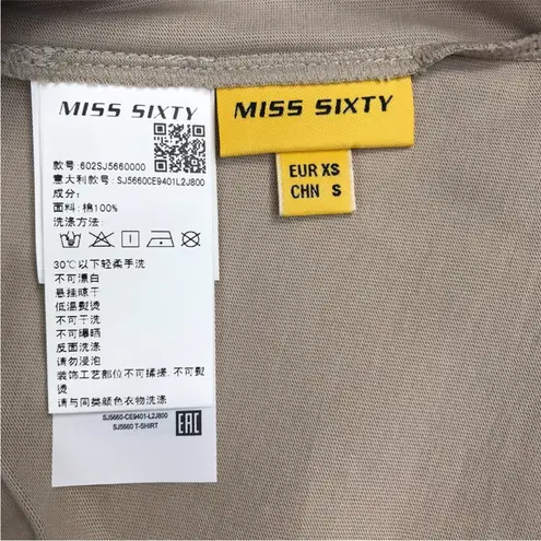 Miss Sixty x WRLDSMTH Beaded Limited Edition T-Shirt Sz 2 Pink Fairy Boho Y2K