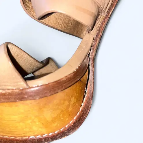 L.A.M.B. Gwen Stefani “Anika” Nude Leather Platform Heels – Size 10