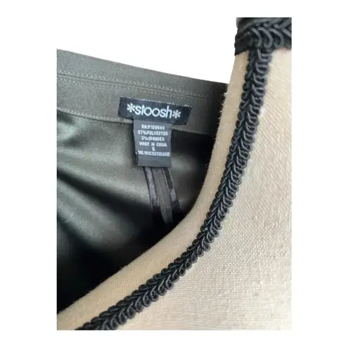 Stoosh Army Green and Gold Button Blazer Tailored Suit Jacket Size S