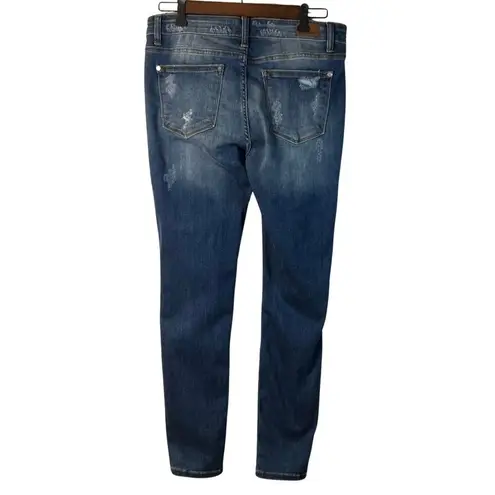 Judy Blue Women’s Skinny Fit with Leopard Accents Size 11