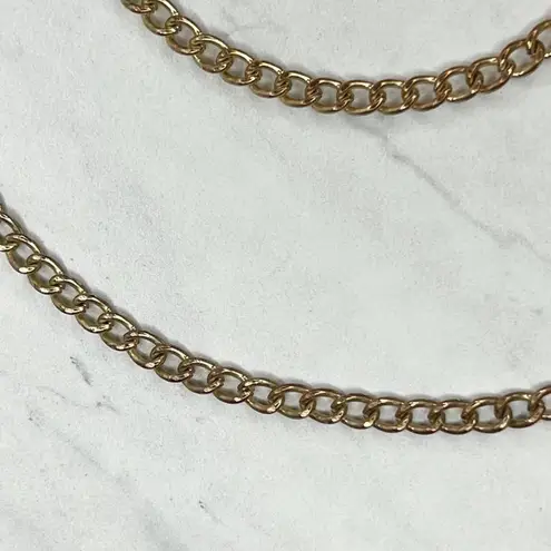 Gold Tone Skinny Chain Link Purse Handbag Replacement Strap ✨