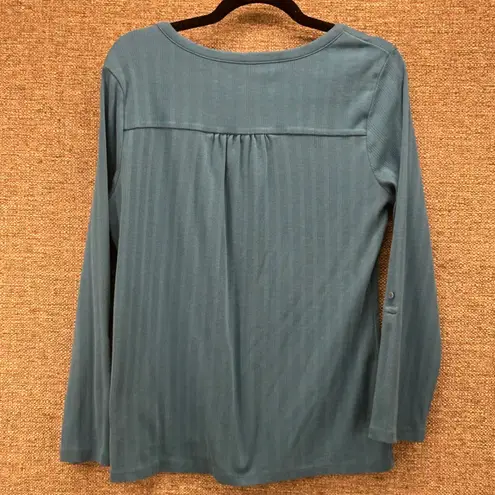 Fashion Bug Y2K Henley Top XL BOHO Ribbed Knit Comfy Casual ALT ASO Bella Swan Elena Gilbert