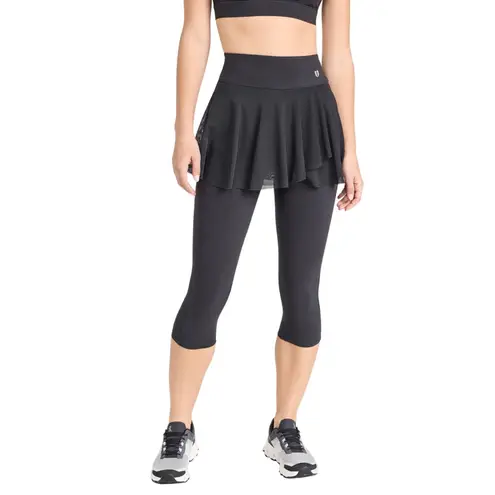 ELEVEN BY VENUS WILLIAMS Out Skirt Capri Size Large New with Tag MSRP $94 Black
