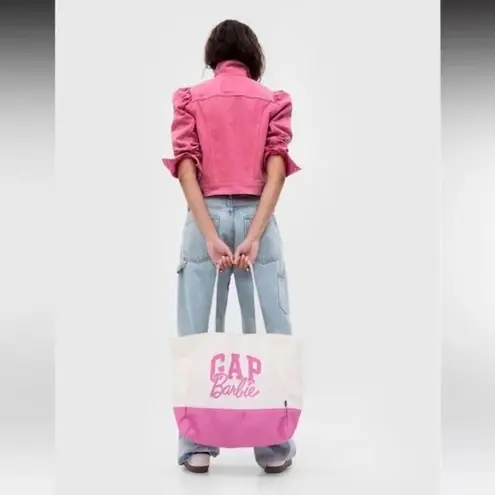 Gap Barbie  Jean Jacket Pink Puff Sleeve - Adult Medium NEW