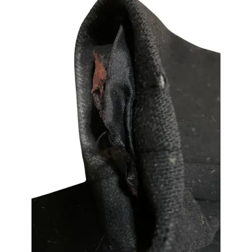 Preston & York Wool Coat Womens SP Petites Used Black Lined Some Condition Issue