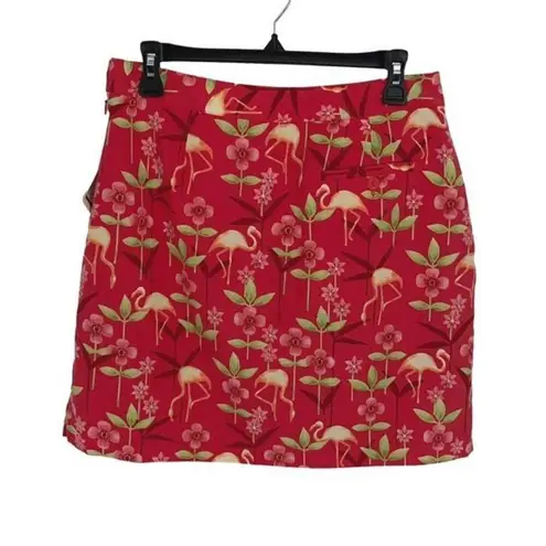 EP PRO Golf Tennis Skort Skirt Red Pink Geranium Size 8 NWT