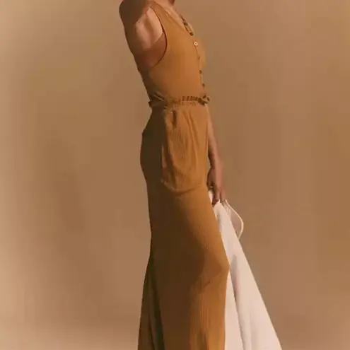 Free People Movement Caught My Tempo Jumpsuit Open back wide leg S