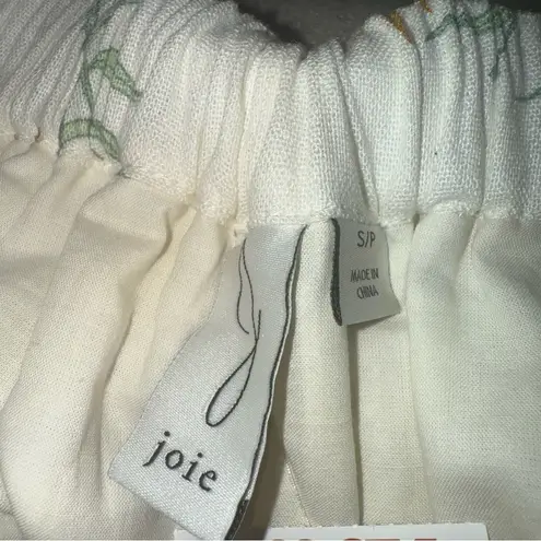 Joie Linen Blend Floral Midi Skirt Size Small